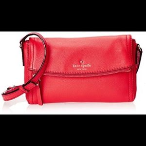 Kate Spade red crossbody purse
